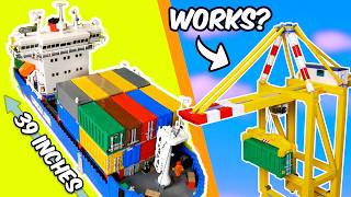 I built a LEGO CONTAINER PORT [upl. by Noramac]