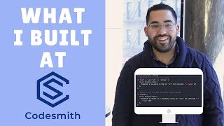 What I Built at A Coding Bootcamp Codesmith [upl. by Roid]