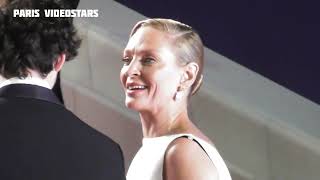 Uma Thurman on the red carpet  Cannes Film Festival 17 may 2024 for Oh Canada [upl. by Quinton]