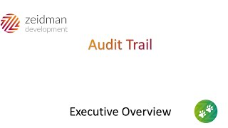 Audit Trail with Validatrix Overview [upl. by Anaejer]