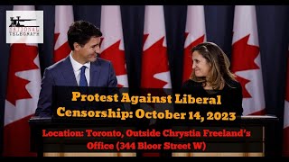 Protest To Stop Bill C11 and C18 [upl. by Adnahsed]