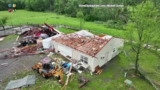 Drone Tornado Aftermath Henagar AL  592024 [upl. by Yreva]