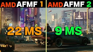 Fluid Motion Frames 1 VS Fluid Motion Frames 2  Lower Latency  Ultra Settings [upl. by Leunam688]