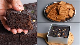 If You Have Biscuits At Your Home You Can Make This Easy Chocolate Cake Recipe  Eggless Cake Recipe [upl. by Meehyr]