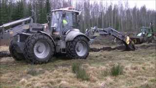 Cable plowing with Lännen 8800i [upl. by Ylrae4]