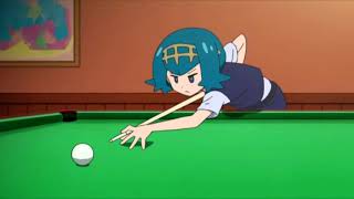 Pokémon Sun amp Moon Series Suiren Lana dominates NineBall Pool in one shot [upl. by Nya]