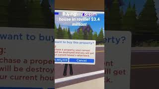 Buying my dream house in roville millionaire money roville gaming mansion [upl. by Sergeant987]