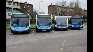 Kirkcaldy Glenrothes amp Leven Bus Spotting [upl. by Lupee]