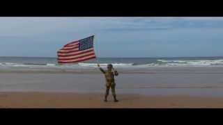 Project Vigil DDay 2014 The saluting boy on Omaha beach [upl. by Grane]