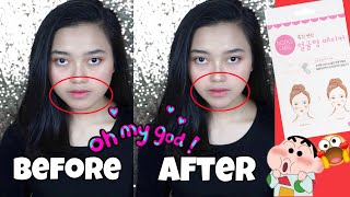 OPLAS DALAM WAKTU 5 MENIT🤪 FACE LIFT TAPE V SHAPE  Indira Kalistha [upl. by Leibrag]