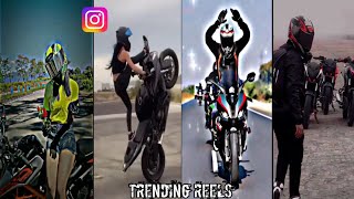 Part 6❌ Instagram Trending reel Cute girls riding sports bike trending bikeride [upl. by Erbma]