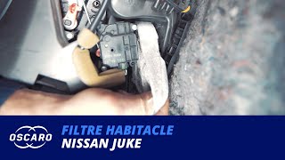 Changer le filtre habitacle sur Nissan Juke  Tutoriels Oscaro [upl. by Donni876]