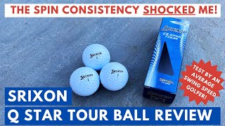 SRIXON Q STAR TOUR 2023 GOLF BALL REVIEW  The Spin Consistency of This Ball SHOCKED me [upl. by Nelia]