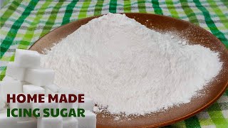 Icing Sugar in just 1 minute I Homemade Powdered Sugar I Confectioners Sugar [upl. by Eseeryt]