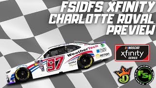 FSi DFS NASCAR DFS Picks Show Xfinity Series Drive for the Cure 250 at the Roval Speculation Video [upl. by Akenn131]