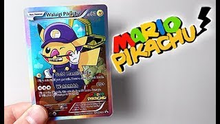 Waluigi x Pikachu Full Art Pokemon Card [upl. by Casmey62]