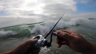 Surf Fishing Topsail Island 🏴‍☠️ [upl. by Haerb]