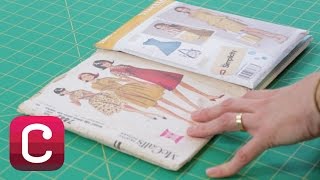 How to Read a Sewing Pattern with Liesl Gibson I Creativebug [upl. by Hagile]