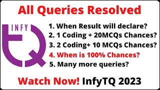 infytq 2023  when will result declare  all queries resolved [upl. by Valenka]