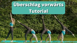 Überschlag vorwärts  Tutorial  Handstand Überschlag  Schrittüberschlag  Bogengang vorwärts [upl. by Ludie]