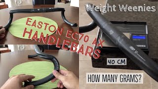 Easton EC70 AX Handlebars  Weight Weenies  40 cm 16 degree Flare Gravel Cycling [upl. by Tnahsarp]