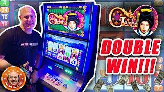 🥢LINE HIT JACKPOT  BONUS 🥢Double Wins on Geisha 🎰 [upl. by Tigirb496]