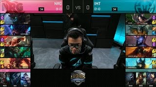 NRG vs IMT Game 1 Highlights  NRG ESPORTS vs IMMORTALS NA LCS Week 2 Summer 2016 [upl. by Akemhs]