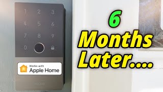 Aqara U100 HomeKit Smart Lock  6 Months Later Good amp Bad [upl. by Cyn277]