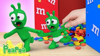 Pea Pea Rescues Little Brother Lost in the Candy Maze  Educational Videos for Kids  Pea Pea [upl. by Eluj]