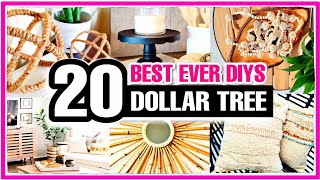 20 HIGH END Dollar Tree DIY Room Decor Ideas to try [upl. by Renato315]