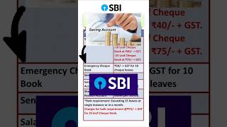 Cheque Book Charges in Savings Account sbi savingaccount chaquebookcharges [upl. by Ernesta]