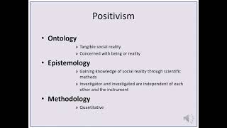 Research Paradigms  Philosophy of Research [upl. by Aeel]