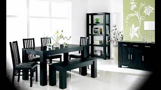 Ideas para decorar el comedor negro [upl. by Eanahs]