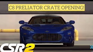 CSR2  Spyker C8 Preliator Carte Opening  Prestige Cup Car [upl. by Odyssey]