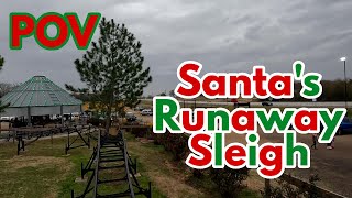 POV of Santas Runaway Sleigh  Yesterland Farm [upl. by Garratt957]