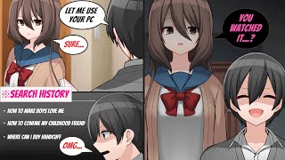 ［Manga dub］My Childhood Friends Search History was Full of Secrets［RomCom］［Love Story］ [upl. by Yazbak]