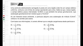 RESOLUÇÃO DA PROVA DE FÍSICA UNIT MEDICINA 20251 [upl. by Yzeerb]