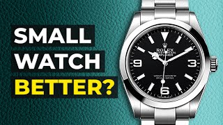 Rolex Explorer 36mm vs 39mm  Is Smaller Better [upl. by Brag966]