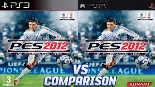 PES 2012 PS3 Vs PSP [upl. by Euqitsym]