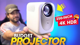 Best BUDGET PROJECTOR for Home Theater⚡️ HUGE 250INCH amp 4K HDR Auto Focus  Wzatco CE Projector [upl. by Sigfried]