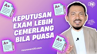 KEPUTUSAN EXAM LEBIH CEMERLANG BILA PUASA [upl. by Schuh]