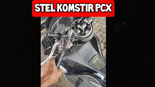 Cara stel komstir honda PCX [upl. by Pennie]