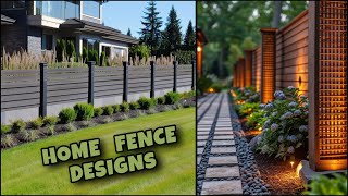 100 Backyard Fence Design Ideas 2025  House Exterior Boundary Wall Designs  Patio Fence ideas [upl. by Atterg]