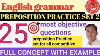 Preposition Practice set objective questionsPreposition exercise with examplePreposition [upl. by Ylsel30]