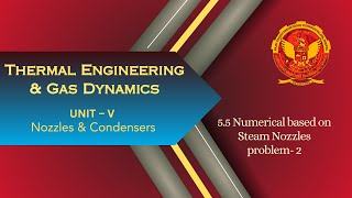 55 Problem 2 based on Steam Nozzles  ME601 [upl. by Nadaha817]