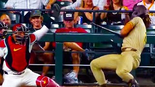 Fernando Tatis Jr Hit in Face with Pitch by Scott McGough  Padres vs Diamondbacks  MLB Highlights [upl. by Giacopo]