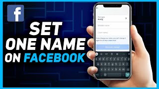 How to One Name On Facebook 2024  Easy Method [upl. by Araem]