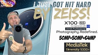 The Vivo X100 Power and Perfection with AMOLED Zeiss 505064MP CPU 9300 and 120W Charging [upl. by Ettesoj]