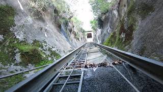 Privater Schrägaufzug sehr steil Heutschi Bergfahrt  private inclined lift Switzerland [upl. by Sherlock238]