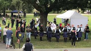 Schottisches Festival in Xanten 16062018  Dudelsack Musikgruppen Ausschnitte  Schottische Musik [upl. by Nirual]